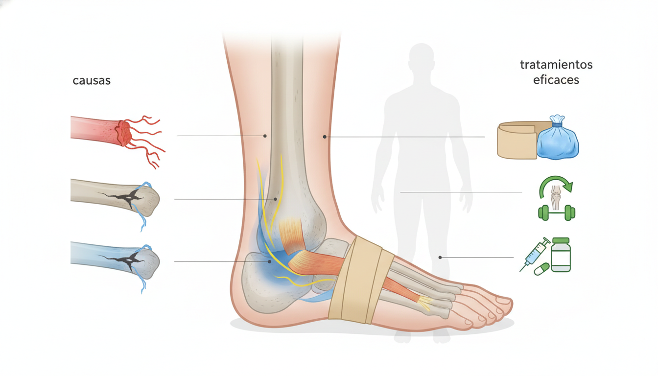 Dolor de tobillo: causas y tratamientos eficaces