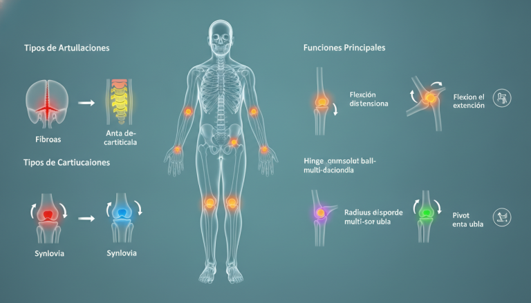 Articulaciones del cuerpo humano: Tipos y funciones