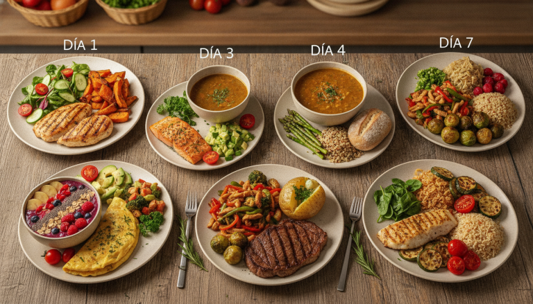 Dieta para perder grasa abdominal: Menú de 7 días
